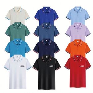 เสื้อโปโลแขนสั้นสำหรับผู้ชายเสื้อโปโลกอล์ฟออกแบบได้ตามต้องการ - Product Image 4