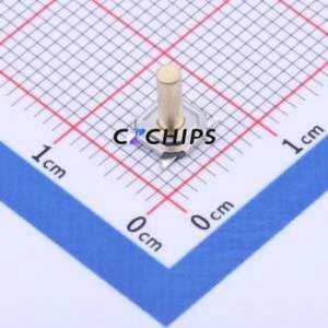 GT-TC084B-H070-L5 Tactile Switch SMD-4P,5.2x5.2mm Switch Single Pole Single Throw Round Button 2.5N Vertical Mount - Product Image 1