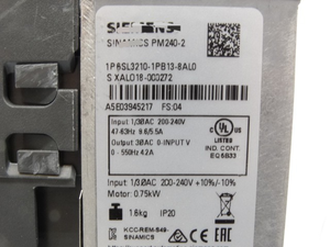 1 Pezzo Modulo PLC Originale Nuovo di Zecca 6SL3210-1PB13-8AL0 - Product Image 3