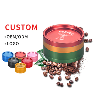 Hornet Custom Aluminum Alloy Dry <b>Herb</b> <b>Grinder</b> Round Metal <b>Herb</b> Mill OEM ODM Logo Smoking Accessory - Product Image 1