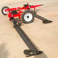 Tondeuse à gazon et faucille à double couteau 30-90HP pour la récolte du foin avec composants de base Boîte de vitesses et roulement