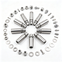 Pièces usinées CNC industrielles en aluminium sur mesure à 5 axes, petites pièces, usinage CNC de haute précision, pièces en acier inoxydable