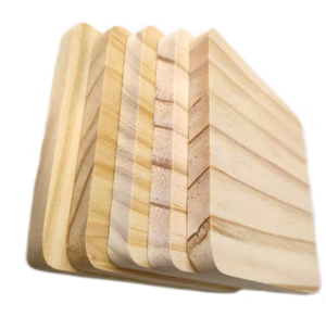 Planche de bois artisanale carrée de décoration de copeaux de pin vente en gros - Product Image 6