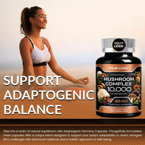 Cápsulas <span class=keywords><strong>de</strong></span> Complejo <span class=keywords><strong>de</strong></span> Hongos Orgánicos, Suplemento Dietético <span class=keywords><strong>para</strong></span> Adultos, Vegano, con Logotipo Personalizado, Cuidado Diario <span class=keywords><strong>de</strong></span> la Salud - Product Image 2
