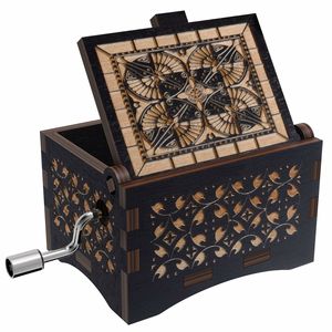 01 Custom Made Music Box Movements Wholesale Price Wooden Mini Handicraft Gift Music Box Unicorn To Decorate