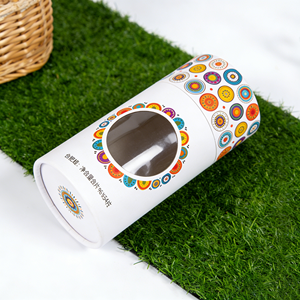 Wholesale Sturdy Cardboard Cylinder Tube With <b>Display</b> Window Custom Logo Eco Friendly Packaging - Product Image 3