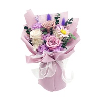Boîte Cadeau de Fleurs Éternelles Chine 210g Saint-Valentin Anniversaire Petite Amie Bouquet de Roses Transfrontalier