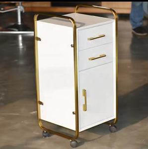 Factory Supply Simple <b>Trolley</b> Beauty Salon Dedicated Three-layer Light Luxury Manicure Storage Mobile Tool <b>Cart</b> Rack - Product Image 1
