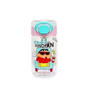 Vaso de vidrio Crayon Shinchan de 500 ml con pajita, vaso portátil para estudiantes, diseño de dibujos animados para niños, para el regreso a clases. - Product Image 4