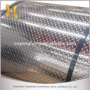 لوح ألومنيوم منقوش 1100 3003 H14 عالي الجودة بنمط ماسي مضاد للانزلاق - Product Image 6