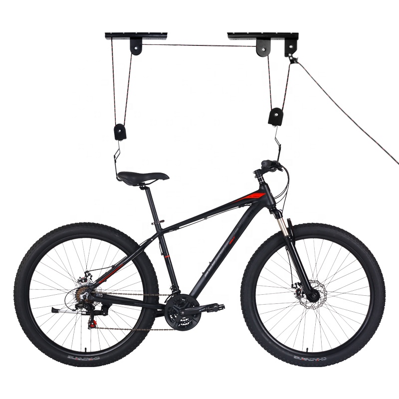 自転車天井ハンガー リフト天井マウント サイクルラック ロードバイク Echaprey 自転車ハンガー ガレージバイク収納ラック 天井マウント 屋内