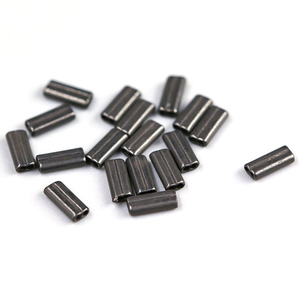Manchons de sertissage double en cuivre noir mat 0,5-0,8 mm pour ligne de pêche à <span class=keywords><strong>la</strong></span> <span class=keywords><strong>carpe</strong></span>, connecteur de matériel terminal - Product Image 3