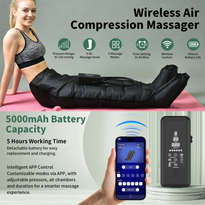 Nuevo Masajeador de Piernas Inalámbrico por Compresión de Aire 2026, Botas de Recuperación con Pantalla Digital y 6 Cámaras - Product Image 5