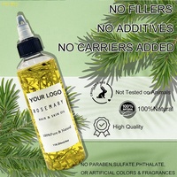 Huile Essentielle de Romarin et Menthe Bio Pure à 100% en Gros, Personnalisée, pour le Renforcement du Cuir Chevelu et des Cheveux, avec Graines de Fenugrec