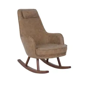 Chaise à bascule de Style nordique pour enfants, meuble de salon moderne, avec cadre en bois massif, inclinable de luxe, boîte ornée de couvercle