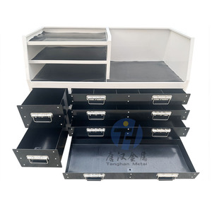 Caja de Herramientas Resistente para Camioneta con 6 Cajones, Acero de 2.0 mm, Blanco Brillante + Negro Brillante para Landcruiser, Hilux, Ranger, DMAX, BT50 - Product Image 6