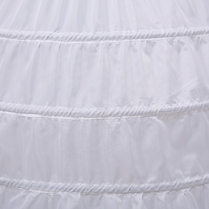 Fourniture directe d'usine grand auvent Six robe de mariée en acier sans fil jupe doublure jupons jupons de qualité pour soutenir les mariées - Product Image 4