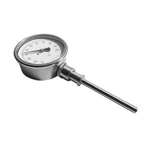 4 इंच औद्योगिक जल तापमान थर्मामीटर गेज डायल wss411 रेडियल बिमल थर्मामीटर - Product Image 4