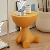 Décoration d'intérieur, figurines en résine de style cartoon, sculptures artistiques pour le sol, ornements pour le salon, luxe léger, 5 couleurs, cadeaux pour la nouvelle maison
