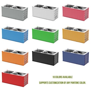 Biểu Tượng Tùy Chỉnh Bàn <span class=keywords><strong>Mini</strong></span> <span class=keywords><strong>Container</strong></span> Nhựa ABS Mô Phỏng Hộp Lưu Trữ <span class=keywords><strong>Container</strong></span> Vận Chuyển Chủ Bút Chủ Thẻ Kinh Doanh - Product Image 4