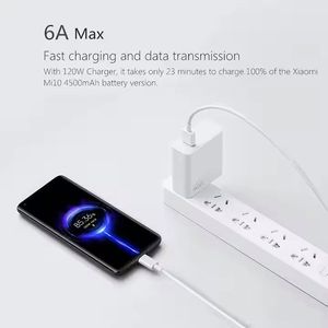 Type C Fast USB C Charger <b>Cable</b> 6A 1M USB Type C Charging Data <b>Cable</b> for Xiaomimi for Huawei for Android - Product Image 3
