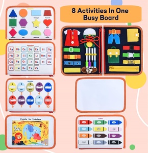 Nouvelle planche d'activités pour tout-petits FY, développement des compétences exploratoires, <span class=keywords><strong>de</strong></span> la créativité et <span class=keywords><strong>de</strong></span> l'imagination, en feutre, unisexe, 3+ 5-7 <span class=keywords><strong>ans</strong></span>, <span class=keywords><strong>jeux</strong></span> <span class=keywords><strong>de</strong></span> motricité fine - Product Image 2