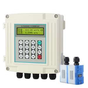 Wall Mount Ultrasonic Water Flowmeter Price DN15-DN100 TBF-2000TS