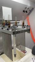Centro de recubrimiento en polvo automático Equipo de pintura equívoca con componentes de núcleo PLC Línea de recubrimiento en polvo
