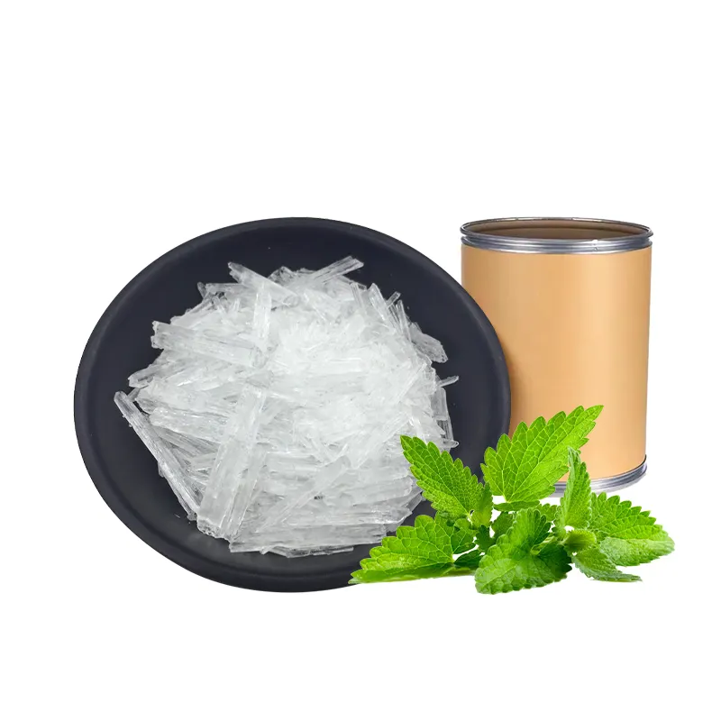 100% Pure and Natural prompt shipping price favorable price highly soluble DL-Menthol menthol crystal C10H20O