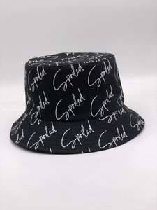 卸売 100% コットン バケットハット 大人用 カスタム刺繍ロゴ入り 通気性のある夏用フィッシング/スキー用キャップ 日常サイクリング/パーティー用 - Product Image 6