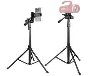 El <span class=keywords><strong>Mejor</strong></span> Soporte <span class=keywords><strong>para</strong></span> Teléfono Móvil HX-190 1.7M con Triple Montura Plegable + Teléfono + Trípode <span class=keywords><strong>para</strong></span> Hacer Videos - Product Image 6