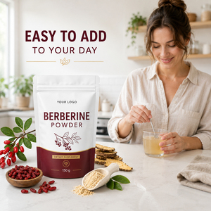 Extracto de Berberina 100% Puro en Polvo de Fitosomas 500mg 150g, Suplemento Halal Certificado para Apoyo Inmunológico en Adultos, ¡Oferta! - Product Image 4