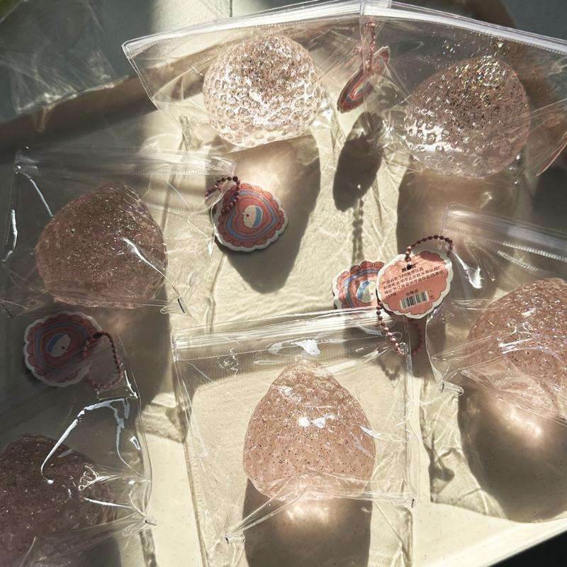 High Quality Soft Relief Toy Sweet Strawberry Silicone in Funny Fruit Shape Top Knead Rotten Educational TPR Taba Squishy Toys