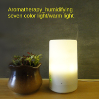 Mini diffuseur d'arôme cylindrique USB portable 70ml diffuseur d'humidificateur d'huiles essentielles pour machine d'aromathérapie avec LED de nuit