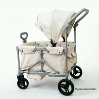 Chariot de Jardin Tout-Terrain Pliant Robuste pour Extérieur et Plage, Nouveau Modèle