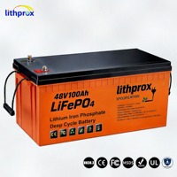 Batterie de Mobilité Électrique 48V100AH 100AH 200AH 300AH 4.8KWh 9.6KWh 14.4KWh Cellule LiFePO4 Sans Entretien à Décharge Profonde pour