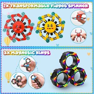 TOYSRUNNER Fidget Sensory Educational Toys Plastic Bulk Anxiety Calming Quiet Hand Activity <b>Kit</b> <b>School</b> Classroom Gift Treasure - Product Image 2