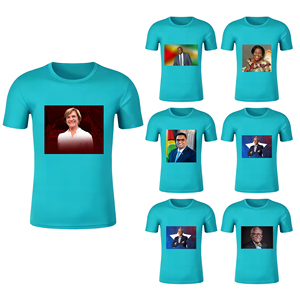 Venta al por mayor personalizada 2025 <span class=keywords><strong>Chile</strong></span> campaña presidencial camisetas promocionales poliéster sublimación impresión entrega rápida - Product Image 6
