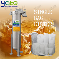 Filtre à eau en acier inoxydable 304/316 à sac unique, type dos de tortue, dispositif de filtration de qualité alimentaire adapté au miel