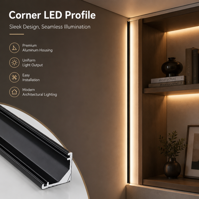 Invisible Trimless 6063 Anodized Surface Aluminum Trough Sensor LED Linear Light for Villa Cabinet Wardrobe Living Room Decor