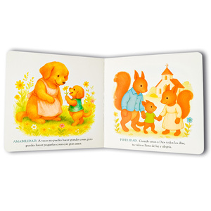 Service d'impression de livres cartonnés pour enfants de haute qualité, personnalisable, avec impression tactile, couverture de <span class=keywords><strong>voiture</strong></span> de dessin animé, fabriqué en tissu fantaisie - Product Image 2