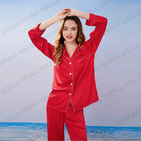 Fung 6001 haut vêtements de nuit Femme Sexy maison vêtements de nuit femmes pyjama pyjamas femmes Satin dames vêtements de nuit