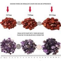 Pierre à puces naturelles de 9-12mm, décoration de la maison, gravier, pierre à puces de haute qualité, guérison, Reiki, forme irrégulière, pierre tombée