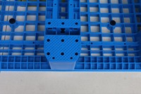 NEXARA Offre Spéciale Eco-friendly HDPE 1210 1200*1000*170mm Surface plate Palettes à usage intensif en plastique à trois canaux
