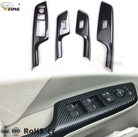 Honda voiture avant gauche côté conducteur interrupteur de fenêtre et interrupteur de porte panneau couverture lunette couleur arrière pour Honda Civic 2012-2015 accessoires