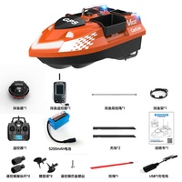 Bateau de pêche télécommandé V802PRO avec GPS, bateau intelligent télécommandé avec portée de 500 m, double moteur, fonction de recherche de poissons, V802 NOUVEAU 2026
