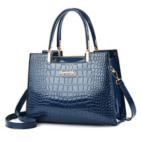 Sacs à main de luxe 2026 à motif crocodile couleur unie, sacs fourre-tout de créateurs de marques célèbres, sacs à bandoulière de luxe pour femmes