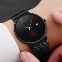 Jam Tangan Pria Lige 9969 Terbaru, Model Kasual Bermerek, Mesin Quartz, Tahan Air, Gaya Bisnis, Montre Relojes