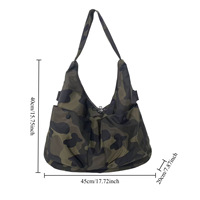 Nouveau sac à bandoulière rétro camouflage multi-poches, sac bandoulière personnalisé pour fille branchée