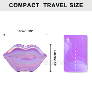 Laser sáng bóng đôi bên 2X phóng đại vẻ đẹp sang trọng kim cương nhỏ gọn cầm tay mỹ phẩm mini Túi du lịch Gương Cổ Điển - Product Image 3